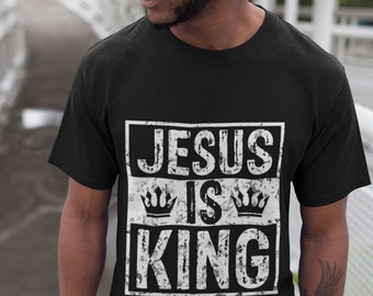 Christian Jesus Is King Shirt Unisex Tee, Apparel, Merch, Clothes, Streetwear