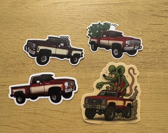 1976 Chevy K10 Sticker - 4 Pack