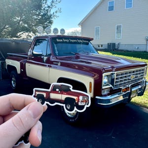 1976 Chevy K10 Sticker - Side View