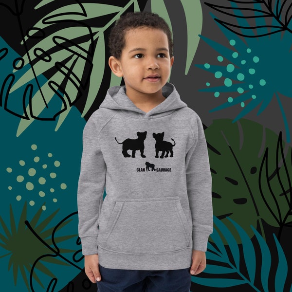 Sweat à capuche écologique pour enfants