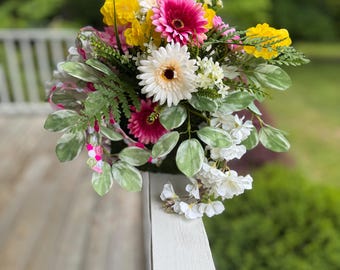 Summer Garden Moss Purse Arrangement
