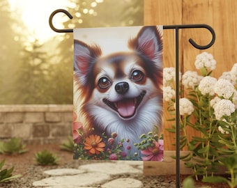 Chihuahua Garden Flag, Double-Sided Dog Banner