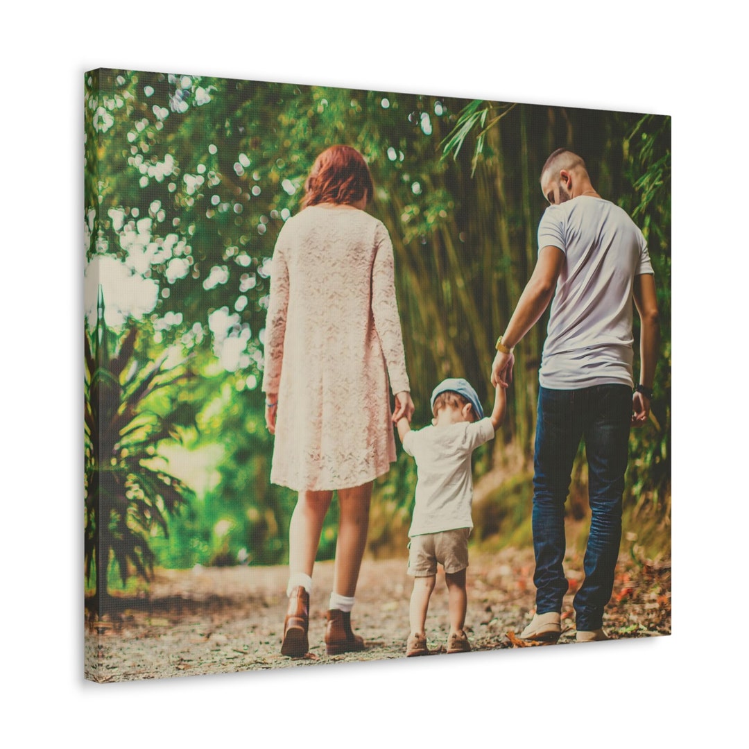 Your Photo Printed on Canvas, Family Photos, Wedding Pictures, Custom