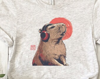 Capybara wearing sunglasses Shirt, Capybara Gift,  Animal Lover Gift, Capybara Tee, Capybara T-Shirt, Animal Lover T-Shirt, Capybara Lover