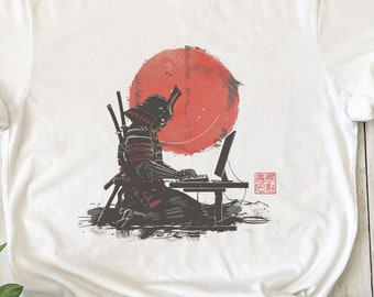 Remote Work Samurai T-Shirt, Work From Home Gift, Home Working Shirt, Remote Work Gift, Stay Home T-Shirt, Work At Home gift, Home Office