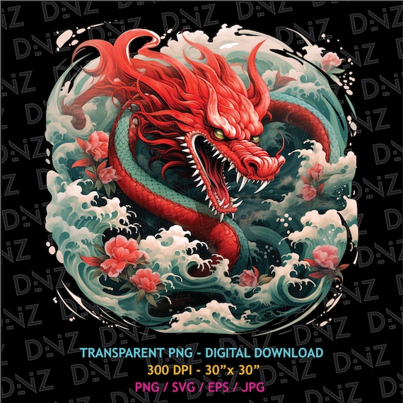 Rote Chinesische Geldumschläge – 12 Stück, Drachen-Design Für Mondneujahr 2024 (6 Verschiedene Motive)