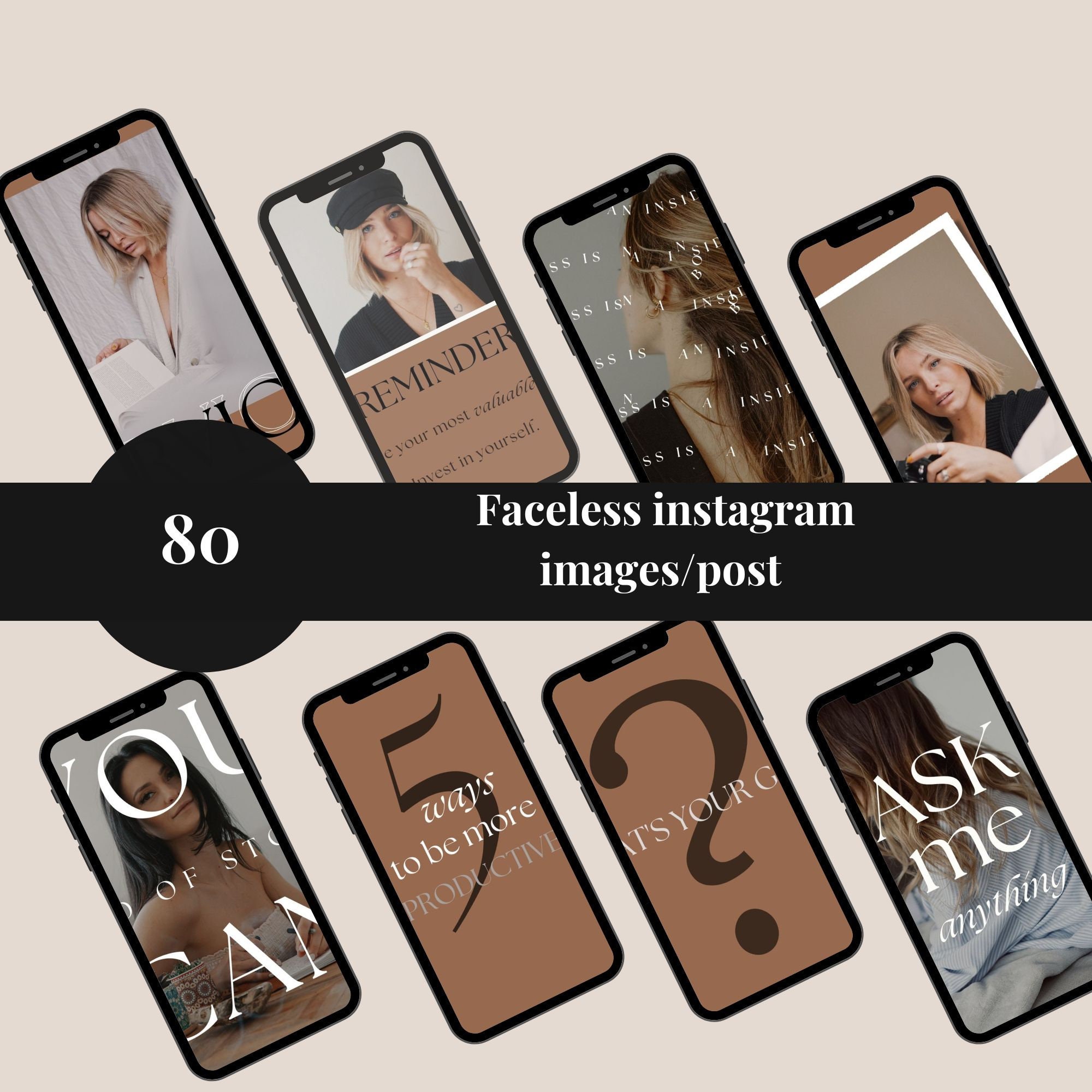 Facebook Photo Face Less Faceless Photos Master Resell Rights | Faceless Instagram | Done for ...