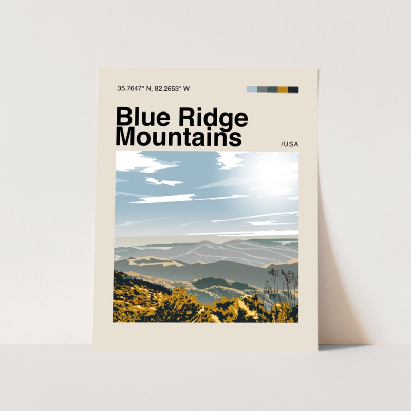 Blue Ridge Mountains - Etsy