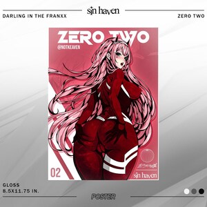 Zero Two Cute Posters Online - Shop Unique Metal Prints, Pictures,  Paintings