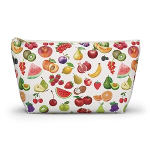 Fruit Pouch Vegan Geschenktasche - Make-up Beutel, Kosmetiktasche, Accessoire & Kulturbeutel für die Reise und den täglichen Gebrauch