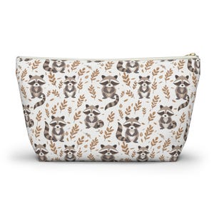 Petite trousse de maquillage en forme de raton laveur pour les amoureux des animaux, trousse pour produits de beauté et accessoires de téléphone, cadeau utilitaire pour les fans de raton laveur