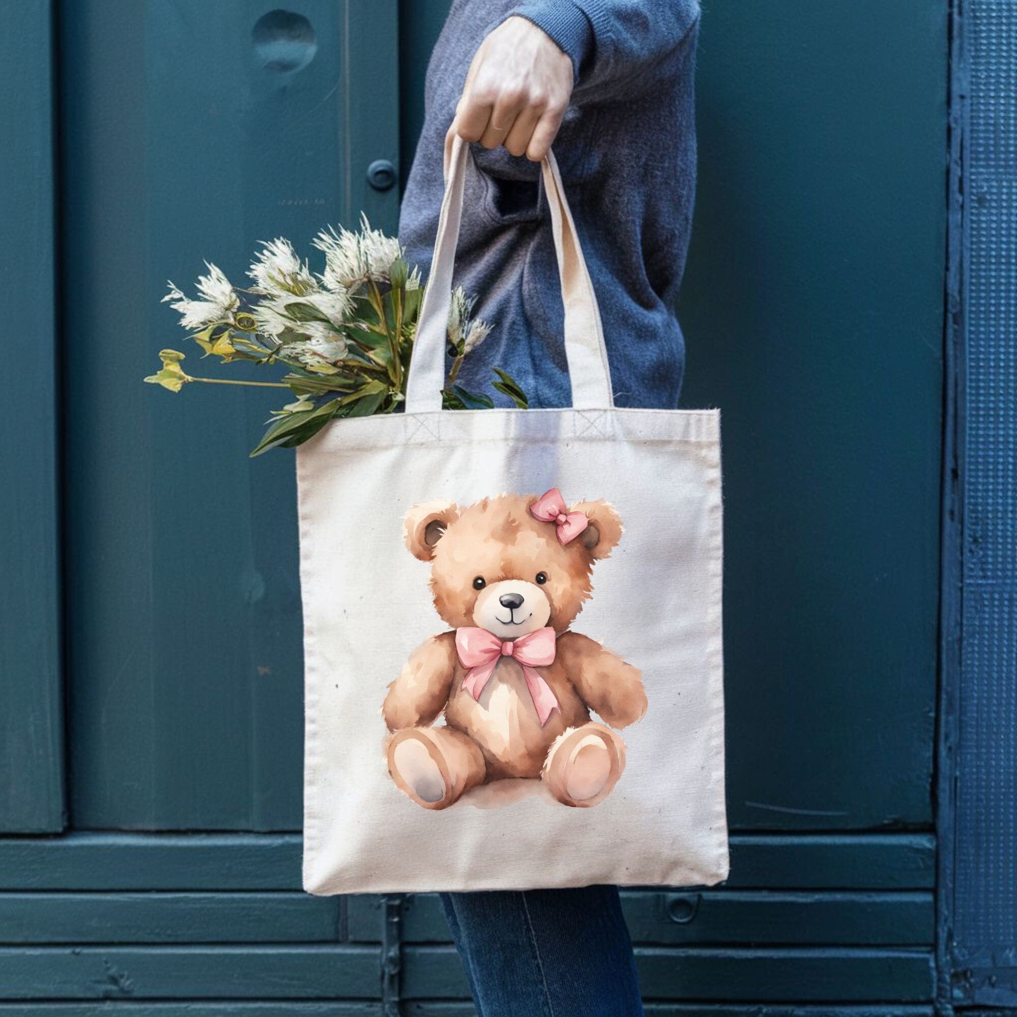 Teddy Bear Tote Bag 