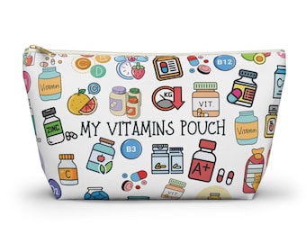 Vitamins Pouch Organizer: Accessory Bag for Chronic Illness