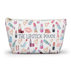 Lippenstift-Organizer: Lustige Make-up-Tasche, kleine Reißverschlusstasche für Lippenstifte, Kosmetikaufbewahrung für Sie