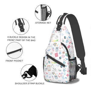 Airplane Travel Sling Bag: Waterproof Chest Rig Fanny Pack image 7