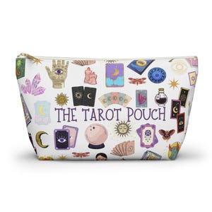 Tarot Beutel - Personalisierter Tarot Kartenhalter & schrullige Accessoire Tasche, mystische Witchy T-Bottom Beutel für okkulte Geschenke