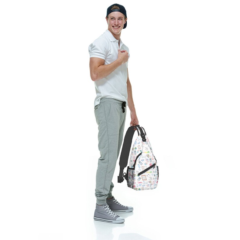 Airplane Travel Sling Bag: Waterproof Chest Rig Fanny Pack image 5