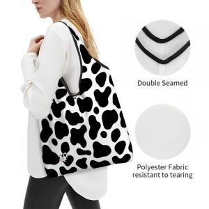 Folding Reusable Grocery Bags Waterproof Eco Friendly Reusable Market Bag, Gift for Her Utility Multifuntional Bag