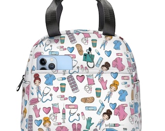 Bolsa térmica para el almuerzo para enfermeras: reutilizable y multiusos.