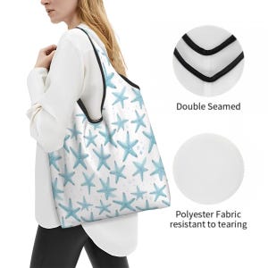 Sac utilitaire floral réutilisable : polyester imperméable, grande capacité