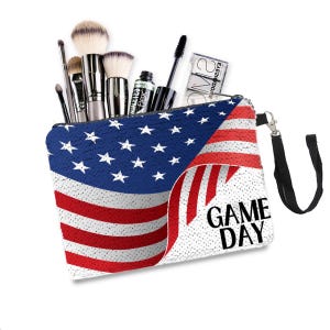 Sporttagsgeschenk, Pailletten-Clutch, Pailletten-Geldbörsen-Münztasche, Sportteamgeist, Sport-Trendy-Chic-Beutel, Stadiongeschenk für amerikanisches Mädchen
