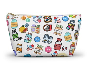 Vitamins Pouch Organizer: Accessory Bag for Pills & Supplements