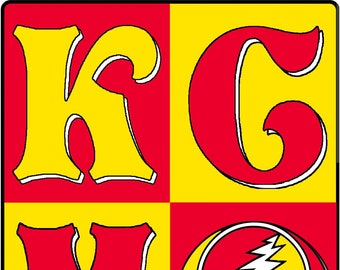 Pegatina de Deadhead de KCMO