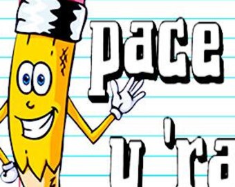 Pace Yo&#39;self B4 U &#39;rase Yo&#39;self Bumper Sticker 3.5&quot; x 7.5&quot; Weather-resistant Vinyl High Quality Funny Pencil & Paper Slap