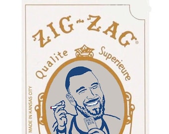 Travis Kelce Zig-Zag Sticker