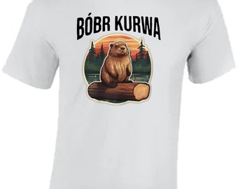 T-Shirt Bober-Kurwa-Bobr-Retro-Funny-Meme-Trend-Y2k - T-Shirts, Sweatshirts, Hoodies, Tote Bags, Shopping Bags - 10 colors XS - 4XL