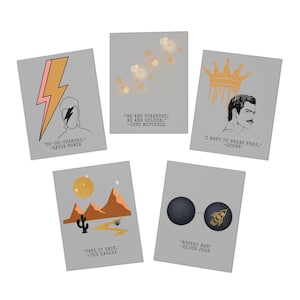 Colección Eternal Grooves DOS: Un homenaje a los años 70. Tarjetas de felicitación con múltiples diseños (paquete de 5)