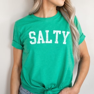 Salty Summer Beach Vacation Shirt,Salty Tshirt,Trendy Salty T shirt,Beachy Shirt,Salty Beach Shirt,Minimalist Shirt Design,Beach lover gift