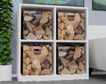 Woodpile Felt Storage Box