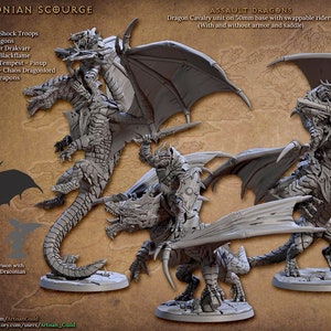 Assault Dragons- Draconian Scourge: Artisan Guild 50 | 32 mm