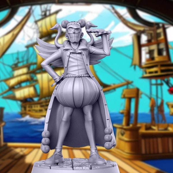 Bon Clay- One Piece: RN Estudio January 2024 | Baroque Works | Pirate | Mr. 2 | Impel Down | Friendship | DND | Mini | 32 mm