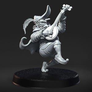 Zanni- Tenebris Venetiis: RN Estudio April &#39;24 | Zanni | Jester | Masquerade | Bard | Circus | DND | Mini | 32 mm