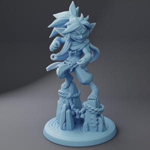 Saru, Goblin Monk - Twin Goddess Miniatures May 2025 | Fighter | Pugilist | Brawler| Martial Artist | Male | Dungeons and Dragons | 32/75mm