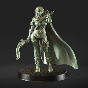 Eloa- Welcome Pack: RN Estudio | Ranger| Fighter | Adventurer | Elf | Female | DND | Mini | 32 mm