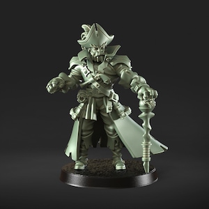 Blackbeard- Deep Waters Vol. 2: RN Estudio September &#39;24 | Pirate | Rogue | Captain | Fighter | Male | DND | Mini | 32 mm