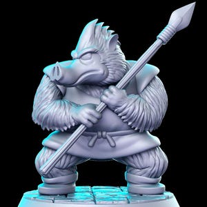 Orco - JRPG: RN Estudio Marzo '24 / Cerdo / Monstruo / Dragon Quest / Dibujos animados / Mob / DND / Mini / 32 mm