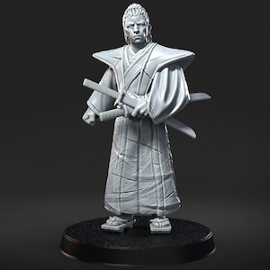Sanada Yukimura- Pinnacle State Nihon: RN Estudio July &#39;24 | Samurai | Fighter | Ranger | Male | DND | Mini | 32 mm