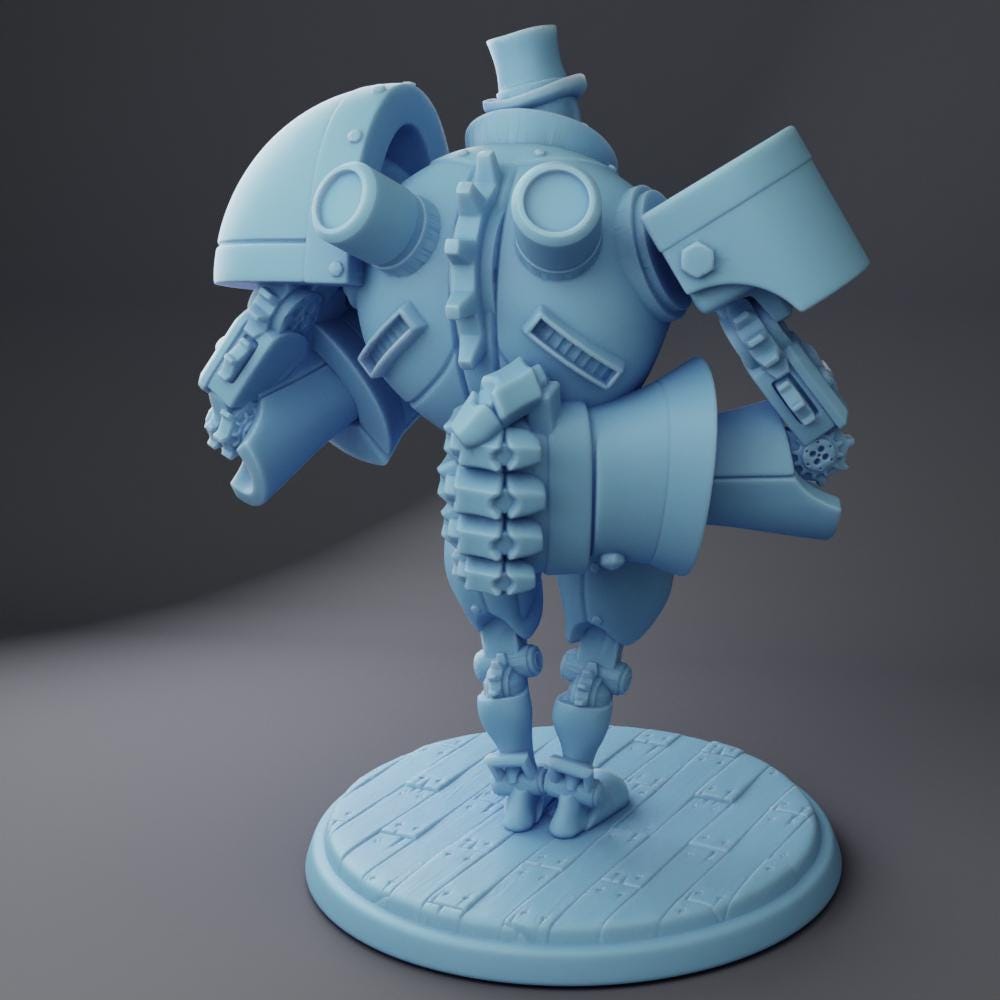 Robo-golem - Twin Goddess Miniatures December 2024 | Robot