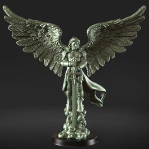 Archangel Raphael - Angelis Vol. 2 : RN Estudio Jan &#39;25 | Angel | Aasimar | Paladin | Fighter | Holy  | DND | Mini | 32 mm