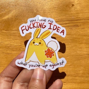 Threatening Yuegui || Funny Genshin Impact Sticker