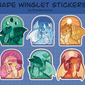 Wings of Fire || Arc 2 Character Stickers image 5