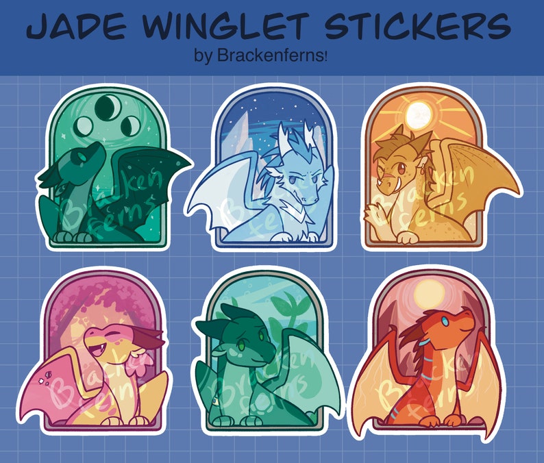 Wings of Fire || Arc 2 Character Stickers image 5