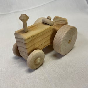 Little Wood Toy Tractor