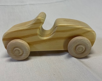 Children's Wood Little Convertible Car