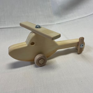 Little Wood Toy Helicopter