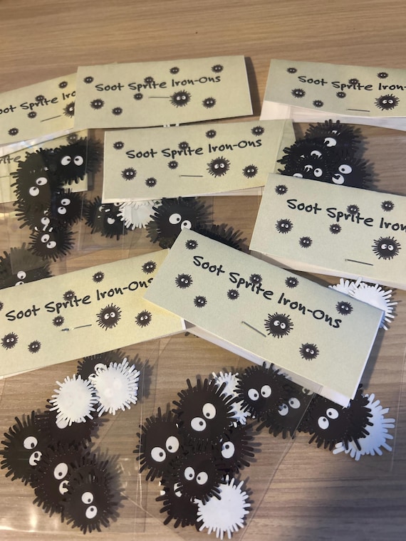 Pack of Iron On Soot Sprites